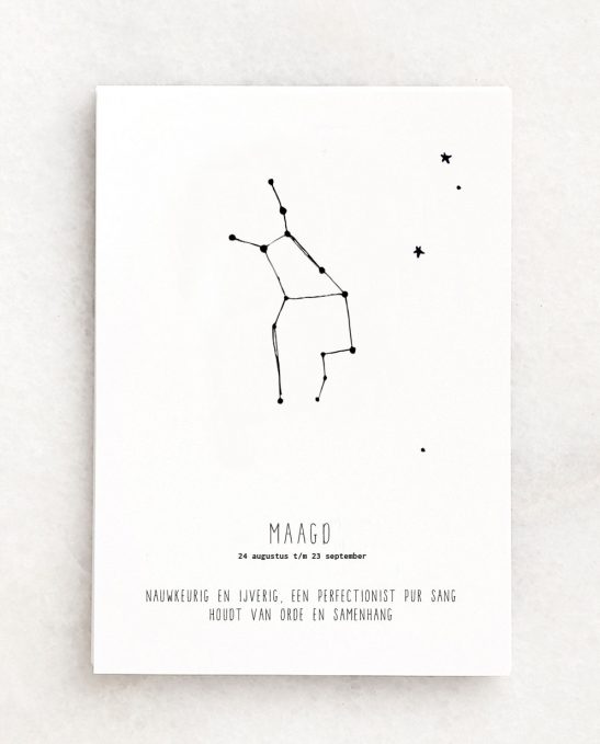 MAAGD sterrenbeeld poster